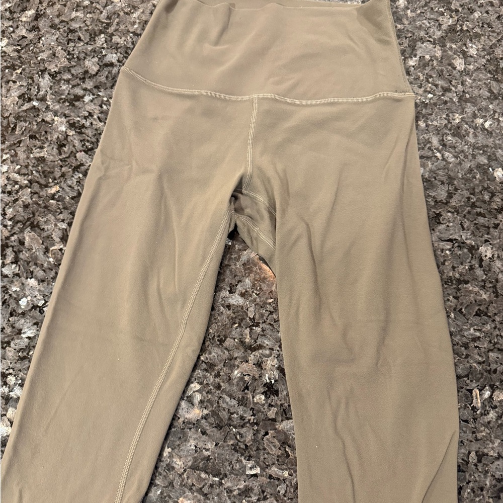 Olive Green Lululemon Align Leggings Size 4